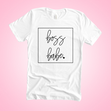 Load image into Gallery viewer, Boss Babe Square T-Shirt
