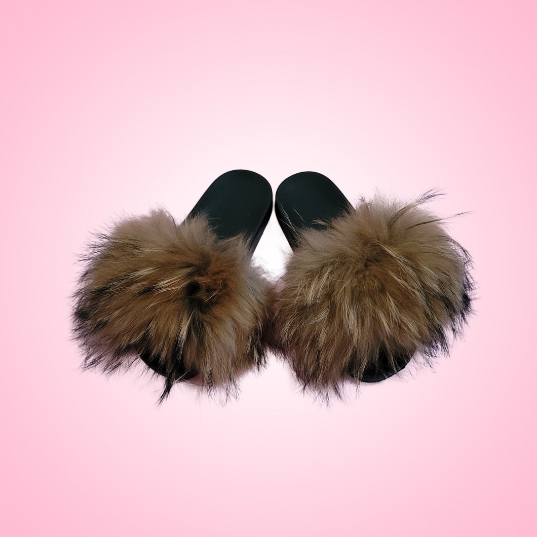 High Sadity Fur Slides